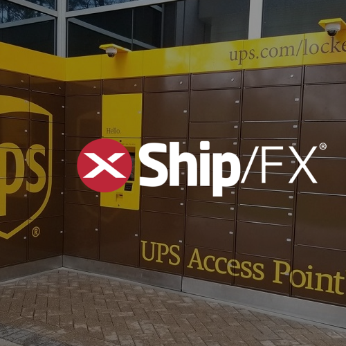 Ship/FX supports shipping to UPS Access Point™ locations